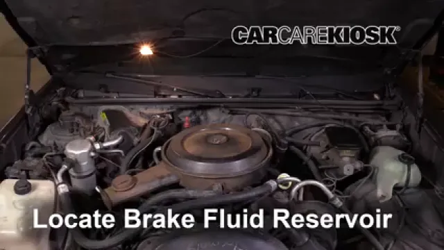 1987 Chevrolet El Camino 5.0L V8 Líquido de frenos Agregar fluido